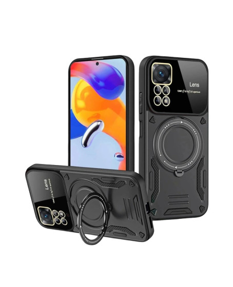 Realme 11 Pro Plus Joy Lens Standlı Kapak - Siyah Realme 11 Pro Plus Joy Lens Standlı Kapak - Siyah