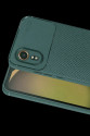 Samsung Galaxy Xcover 7 Kılıf Auto Focus Karbon Kapak - Yeşil