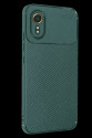 Samsung Galaxy Xcover 7 Kılıf Auto Focus Karbon Kapak - Yeşil