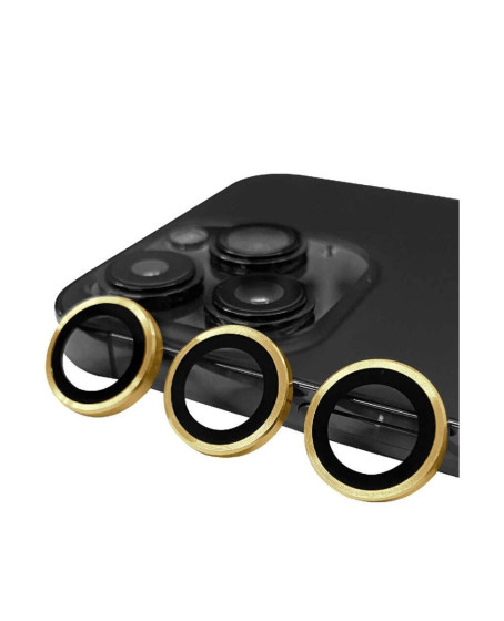 Apple İphone 13 Pro Max Raze Metal Kamera Lens - Gold