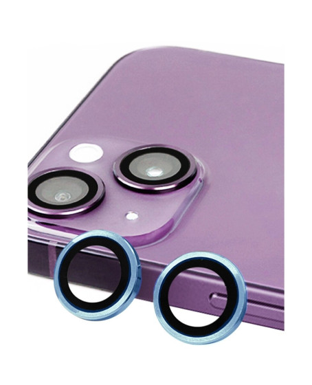 Apple İphone 13 Mini Raze Metal Kamera Lens - Mavi Apple İphone 13 Mini Raze Metal Kamera Lens - Mavi