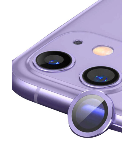 Apple İphone 11 Raze Metal Kamera Lens - Mor Apple İphone 11 Raze Metal Kamera Lens - Mor