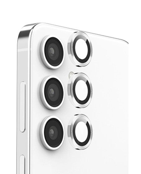 Samsung Galaxy S25 Plus Raze Metal Kamera Lens - Gümüş Samsung Galaxy S25 Plus Raze Metal Kamera Lens - Gümüş