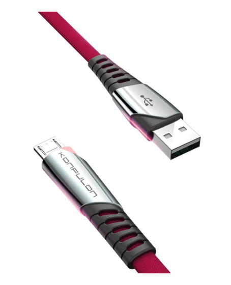 Dc16 Micro Usb Kablo 1m 2.4a - Kırmızı Dc16 Micro Usb Kablo 1m 2.4a - Kırmızı