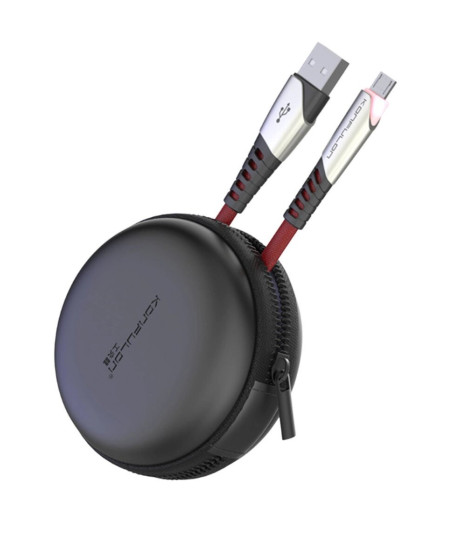 Dc16 Micro Usb Kablo 1m 2.4a - Kırmızı Dc16 Micro Usb Kablo 1m 2.4a - Kırmızı