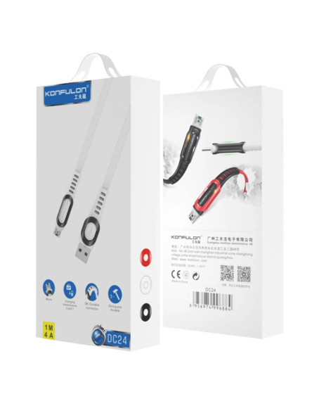 Dc24 Micro Usb Kablo 1.2m 4a - Siyah
