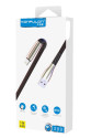 S89 Metal Uçlu Lightning Kablo İphone Uyumlu 1m 2.4a - Siyah