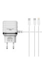 C33 Hızlı Şarj Cihazı 3in1 (dahili Micro Usb Kablolu)