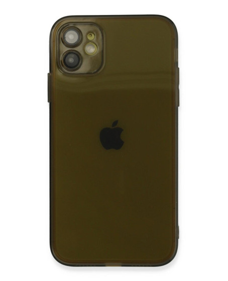 Apple İphone 12 Kılıf Fly Lens Silikon - Siyah
