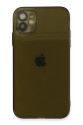 Apple İphone 12 Kılıf Fly Lens Silikon - Siyah
