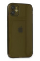 Apple İphone 12 Kılıf Fly Lens Silikon - Siyah
