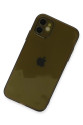 Apple İphone 12 Kılıf Fly Lens Silikon - Siyah