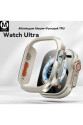 Apple Watch Ultra 49mm Mo-wt3 Alüminyum Camlı Kasa Ekran Koruyucu - Gold Apple Watch Ultra 49mm Mo-wt3 Alüminyum Camlı Kasa Ekran Koruyucu - Gold