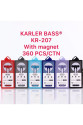 Kr-207 Mıknatıslı Kablolu Kulaklık - Kırmızı
