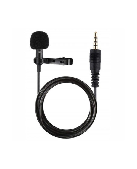 3.5mm Jak 1.5 Metre Double Mikrofon - Siyah