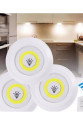 Uzaktan Kumandalı 3 Lü Spot Led Lamba Kablosuz Pilli Işıldak Uzaktan Kumandalı 3 Lü Spot Led Lamba Kablosuz Pilli Işıldak