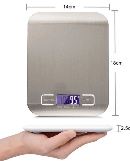 Lüx Dijital Mutfak Terazisi 5 Kg 1 Gr Hassas Paslanmaz Çelik + Pil Lüx Dijital Mutfak Terazisi 5 Kg 1 Gr Hassas Paslanmaz Çelik + Pil