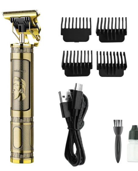 Ps-033 Çelik Kasa Profesyonel T-bıçak Saç Sakal Ense Ve Çizim Tıraş Makinesi