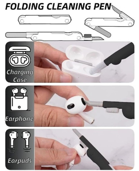Çok Fonksıyonlu 7 In 1 Aırpods Klavye Ekran Kulaklık Temızleme Kıtı Çok Fonksıyonlu 7 In 1 Aırpods Klavye Ekran Kulaklık Temızleme Kıtı
