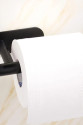 Kendinden Yapışkanlı Tuvalet Kağıtlığı – Mat Siyah Modern Banyo Rulo Askısı Kendinden Yapışkanlı Tuvalet Kağıtlığı – Mat Siyah Modern Banyo Rulo Askısı