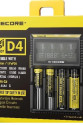 Nitecore D4 Digi Charger Li-ion / Nı-cd / Nı-mh / Lifepo4 Dijital Pil Şarj Cihazı