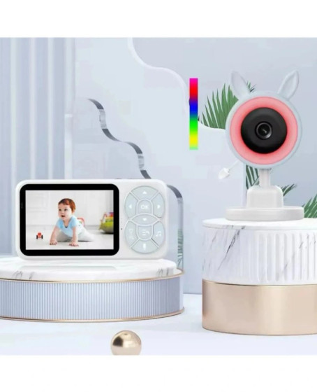 Bebek Kamerası Kumandalı Monitörlü Konuşma Özellikli Işıklı Gece Görüslü Hatırlatıcılı Kamera Bebek Kamerası Kumandalı Monitörlü Konuşma Özellikli Işıklı Gece Görüslü Hatırlatıcılı Kamera