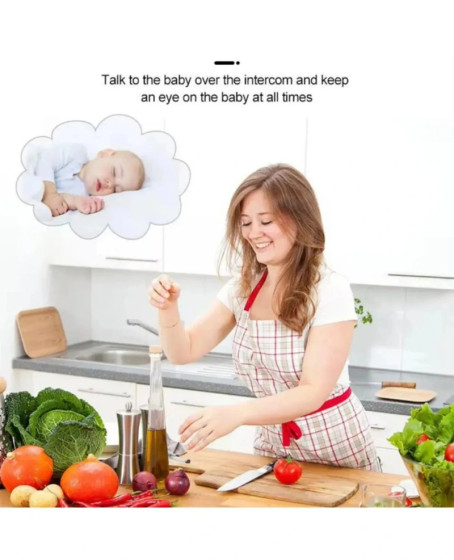 Bebek Kamerası Kumandalı Monitörlü Konuşma Özellikli Işıklı Gece Görüslü Hatırlatıcılı Kamera Bebek Kamerası Kumandalı Monitörlü Konuşma Özellikli Işıklı Gece Görüslü Hatırlatıcılı Kamera