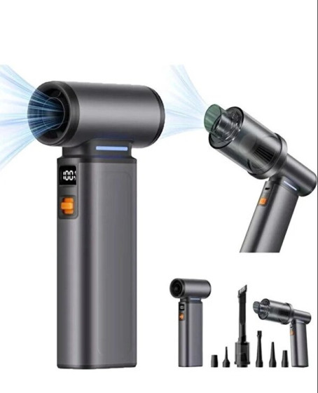 Violent Turbo Jet Fan Süpürge Özellikli 130000rpm Ultra Güçlü Motor Güçlü Vakum 4000mah Bataryalı F1
