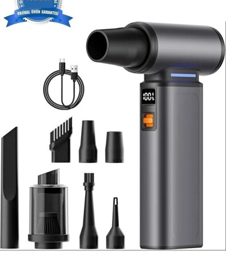 Violent Turbo Jet Fan Süpürge Özellikli 130000rpm Ultra Güçlü Motor Güçlü Vakum 4000mah Bataryalı F1