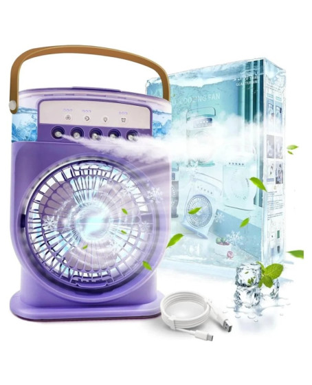Şarjlı 600 Ml Su Hazneli Taşınabilir Masaüstü Vanilatör Güçlü Fan Ve 2000 Mah Pil Yeşil Şarjlı 600 Ml Su Hazneli Taşınabilir Masaüstü Vanilatör Güçlü Fan Ve 2000 Mah Pil Yeşil