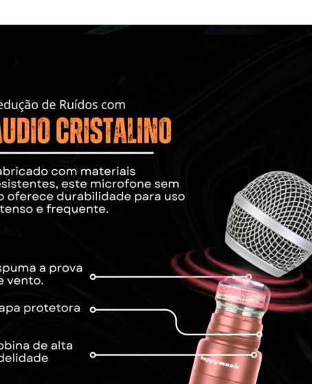 Profesyonel Çiftli Kablosuz Mikrofon Seti Karaoke Şarj Edilebilir 50 Metre Mesafe Rose