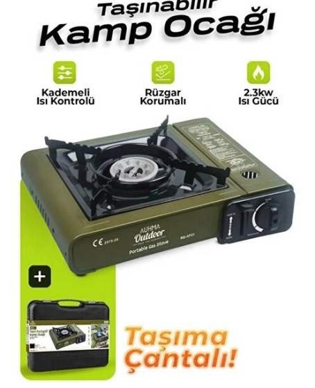 Portatif Kamp Ocağı 2.3kw | Taşınabilir Tekli Gazlı Ocak | Rüzgar Geçirmez Portatif Kamp Ocağı 2.3kw | Taşınabilir Tekli Gazlı Ocak | Rüzgar Geçirmez