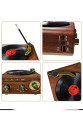 Nostaljik Tasarım Plak Çalar Görünümlü Radyolu Bluetooth Hoparlör Retro Müzik Plak Nostaljik Tasarım Plak Çalar Görünümlü Radyolu Bluetooth Hoparlör Retro Müzik Plak