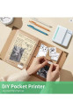Mini Taşınabilir Yazıcı 13 Rulo Kağıtlı Mürekkepsiz Etiket Yazıcısı Mini Termal Yazıcı Mini Taşınabilir Yazıcı 13 Rulo Kağıtlı Mürekkepsiz Etiket Yazıcısı Mini Termal Yazıcı
