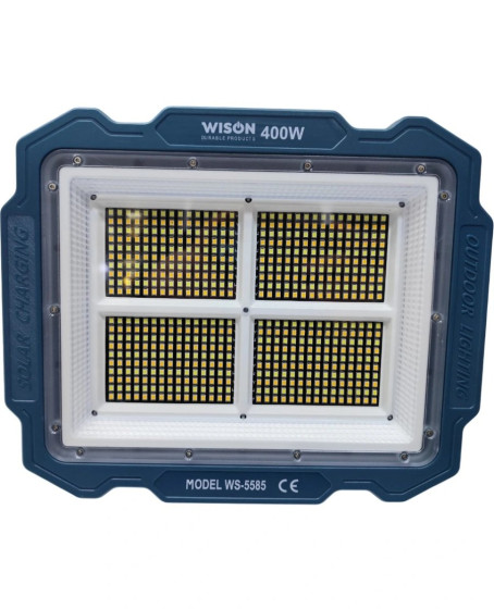 Wıson Ws-5585 Çok Fonksiyonlu 3 Solar Panelli 400w Spot Aydınlatma