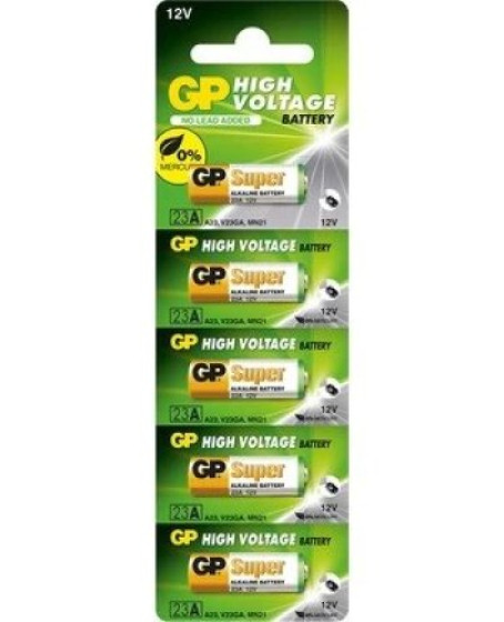 Gp 23a V23ga Mn21 12v Alkalin Pil Kepenk Anahtar Pili Beşli Paket
