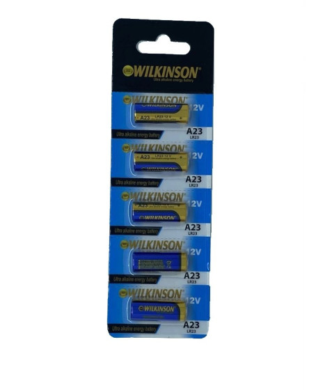 Wılkınson 23a V23ga Mn21 12v Alkalin Pil Kepenk Anahtar Pili Beşli Paket Wılkınson 23a V23ga Mn21 12v Alkalin Pil Kepenk Anahtar Pili Beşli Paket