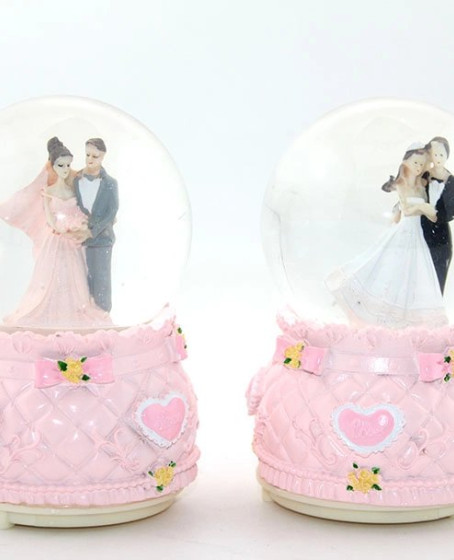 Işıklı Müzikli Kar Küresi 13 Cm Alk1787