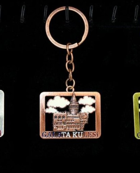 Metal Galata Kulesi Anahtarlık Alk2210