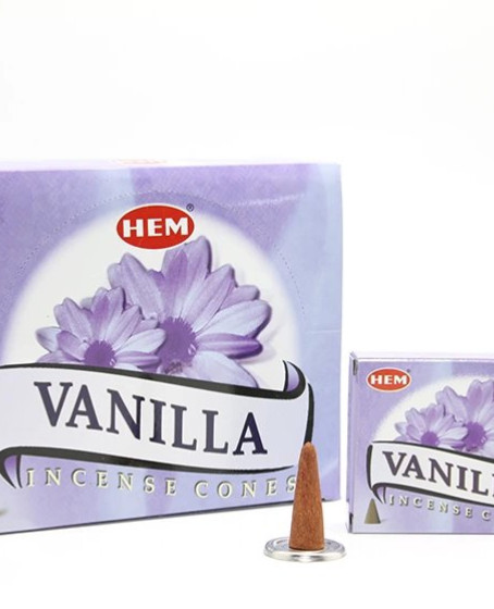 Vanilla Aromalı Konik Tütsü