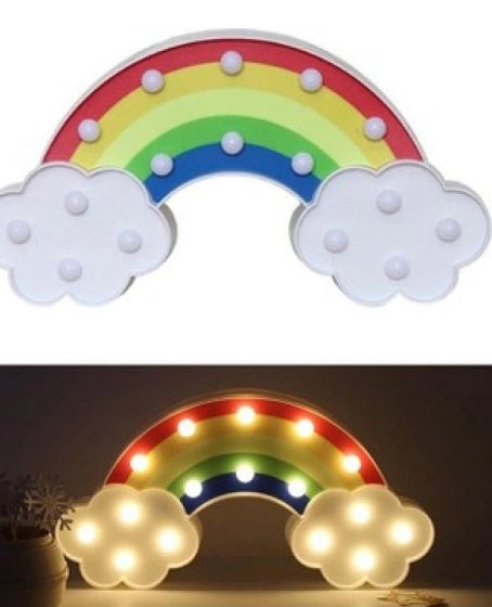 Led Işıklı Gökkuşağı Gece Lambası Led Işıklı Gökkuşağı Gece Lambası