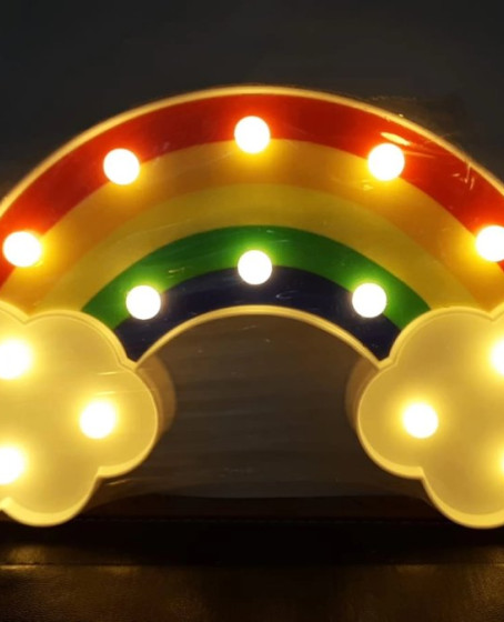 Led Işıklı Gökkuşağı Gece Lambası Led Işıklı Gökkuşağı Gece Lambası