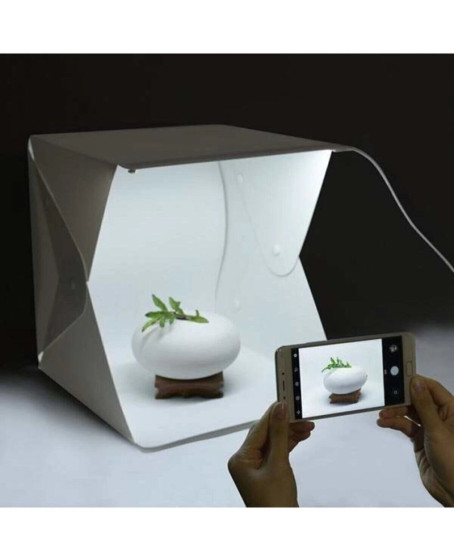 20 X 20 Cm Profesyonel Stüdyo Led Işıklı Çift Sıra Ürün Fotoğraf Çekim Çadırı 20 X 20 Cm Profesyonel Stüdyo Led Işıklı Çift Sıra Ürün Fotoğraf Çekim Çadırı