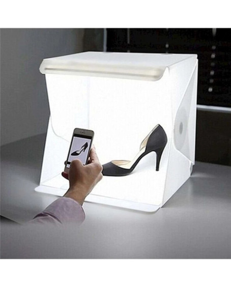 20 X 20 Cm Profesyonel Stüdyo Led Işıklı Çift Sıra Ürün Fotoğraf Çekim Çadırı 20 X 20 Cm Profesyonel Stüdyo Led Işıklı Çift Sıra Ürün Fotoğraf Çekim Çadırı
