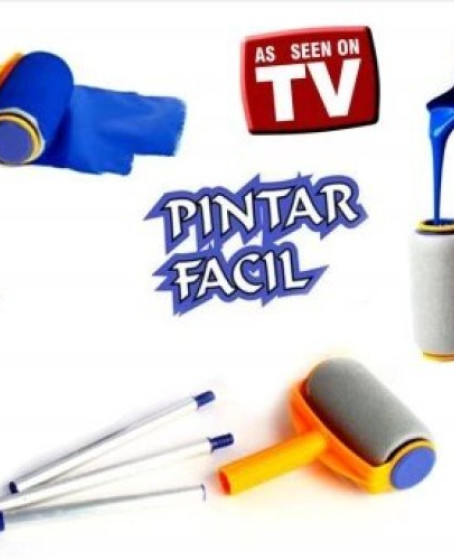 Pintar Facil Pratik Damlatmayan Boya Rulosu Ve Fırçası Pintar Facil Pratik Damlatmayan Boya Rulosu Ve Fırçası