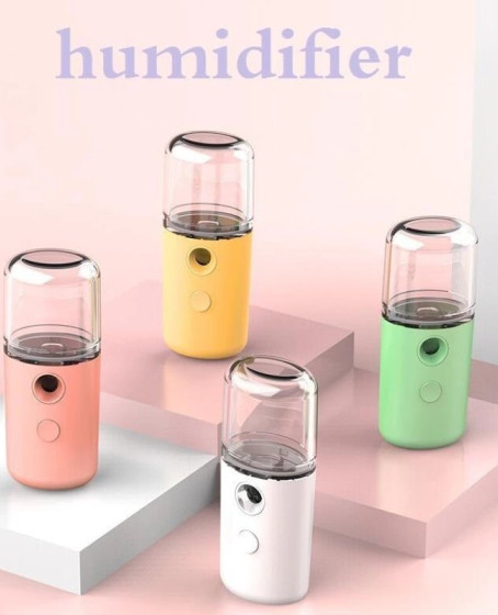 Şarjlı Mini Yüz Nemlendirici Dezenfektan Cihazı Mist Sprayer Şarjlı Mini Yüz Nemlendirici Dezenfektan Cihazı Mist Sprayer