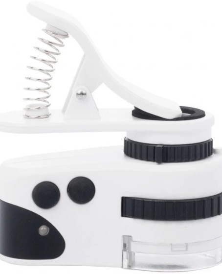 60x Mini Cep Telefonu Için Mandallı Mikroskop Uv Ledli Büyüteç Model Al2431 60x Mini Cep Telefonu Için Mandallı Mikroskop Uv Ledli Büyüteç Model Al2431