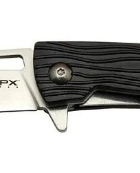 Dpx Gear Aculus F004 Bk Siyah Kurtarma / Kamp Çakı 18cm - Yarı Otomatik, Cam Kırma Aparatlı, Kemerlikli, Kutulu