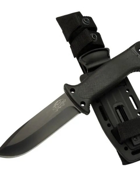 Tiger Tactical Htm 3321 A Siyah Outdoor / Survival Bıçak 27cm - Kauçuk Sap, Kılıflı, Kutulu