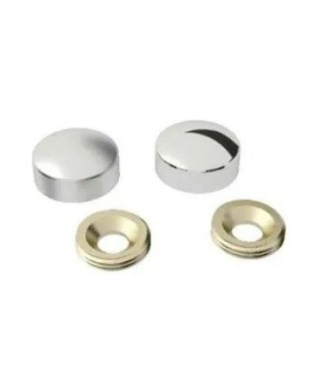 Vida Kapama Kapağı 13 Mm, Krom - 100 Adet